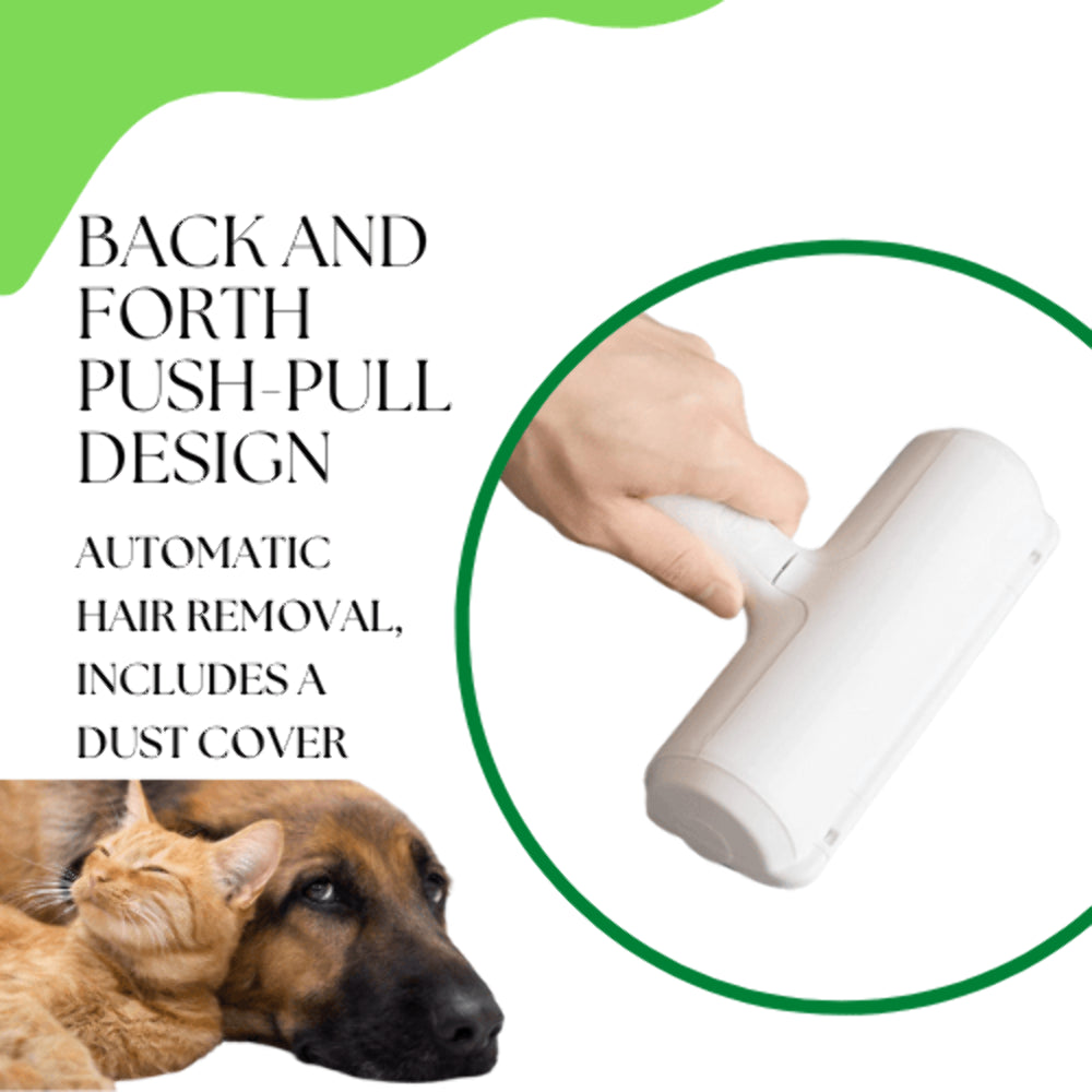 Reusable Pet Hair Remover Roller for Furniture, Upholstery, Carpets, and Vehicle Interiors