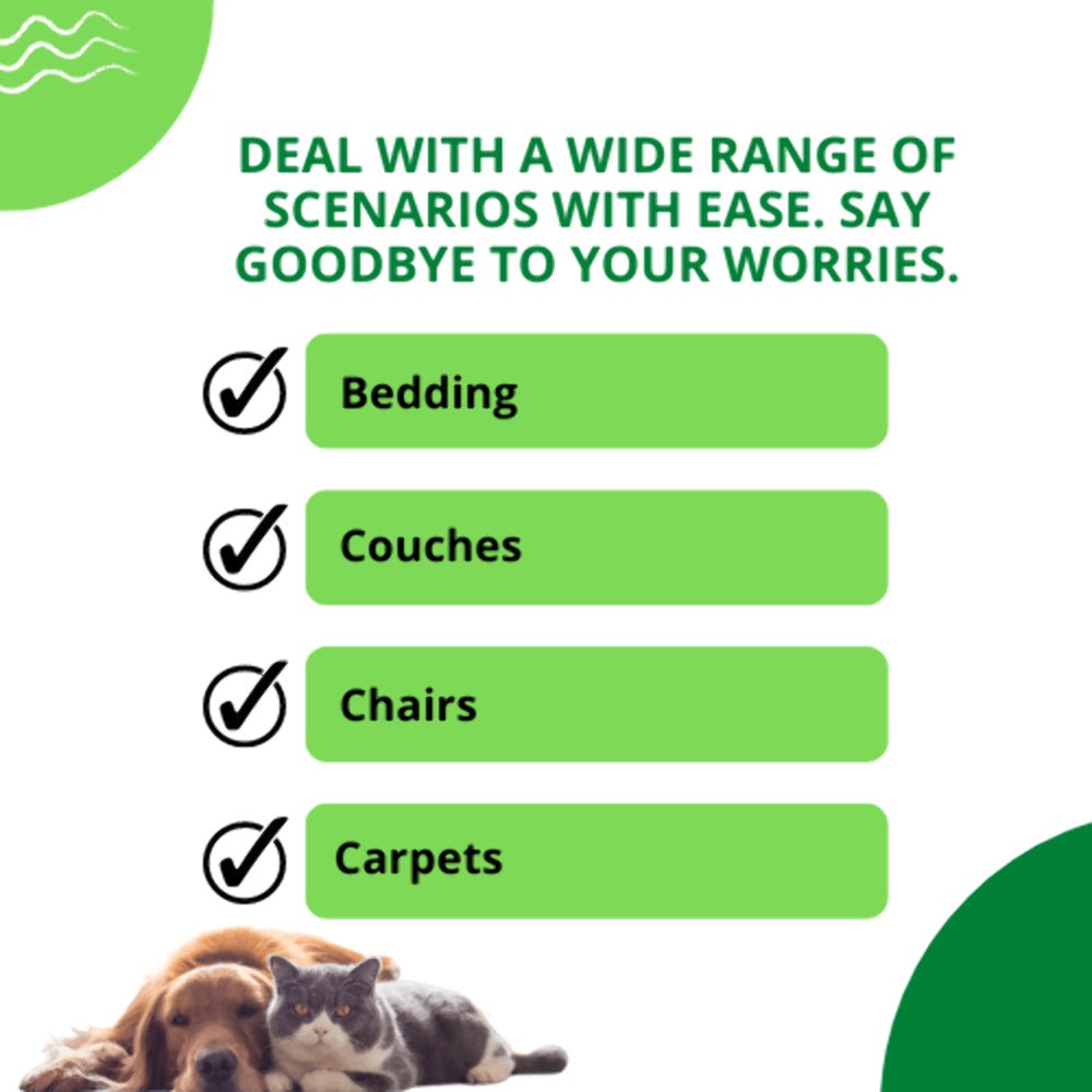 Reusable Pet Hair Remover Roller for Furniture, Upholstery, Carpets, and Vehicle Interiors