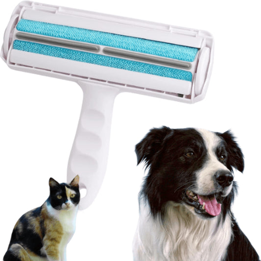 Reusable Pet Hair Remover Roller for Furniture, Upholstery, Carpets, and Vehicle Interiors