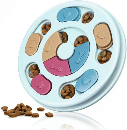 Engaging Dog Puzzle Toy - Interactive Feeding Dispenser for Small, Medium, and Large Dogs - Stimulate Your Pet's Mind with Fun Brain Games!