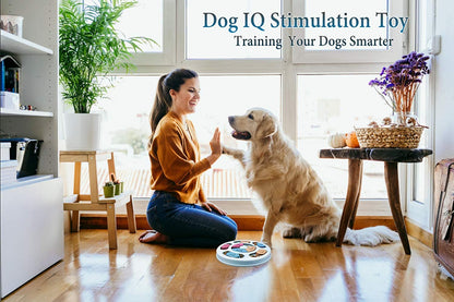 Engaging Dog Puzzle Toy - Interactive Feeding Dispenser for Small, Medium, and Large Dogs - Stimulate Your Pet's Mind with Fun Brain Games!